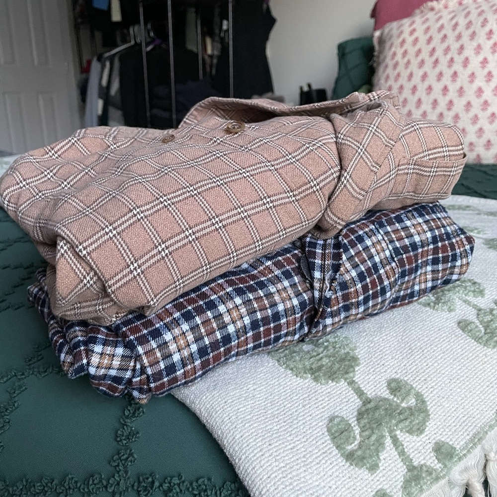 oversized flannel bundle